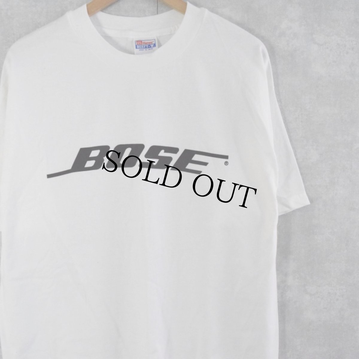 画像1: 90's BOSE USA製 音響機器ロゴTシャツ XL DEADSTOCK (1)