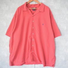 画像1: POLO Ralph Lauren "CURHAM CLASSIC FIT" オープンカラーリネンシャツ 4XB BIG (1)