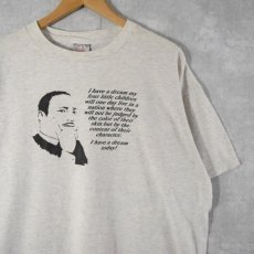 画像1: 90's Martin Luther King, Jr. 名言プリントTシャツ XL (1)