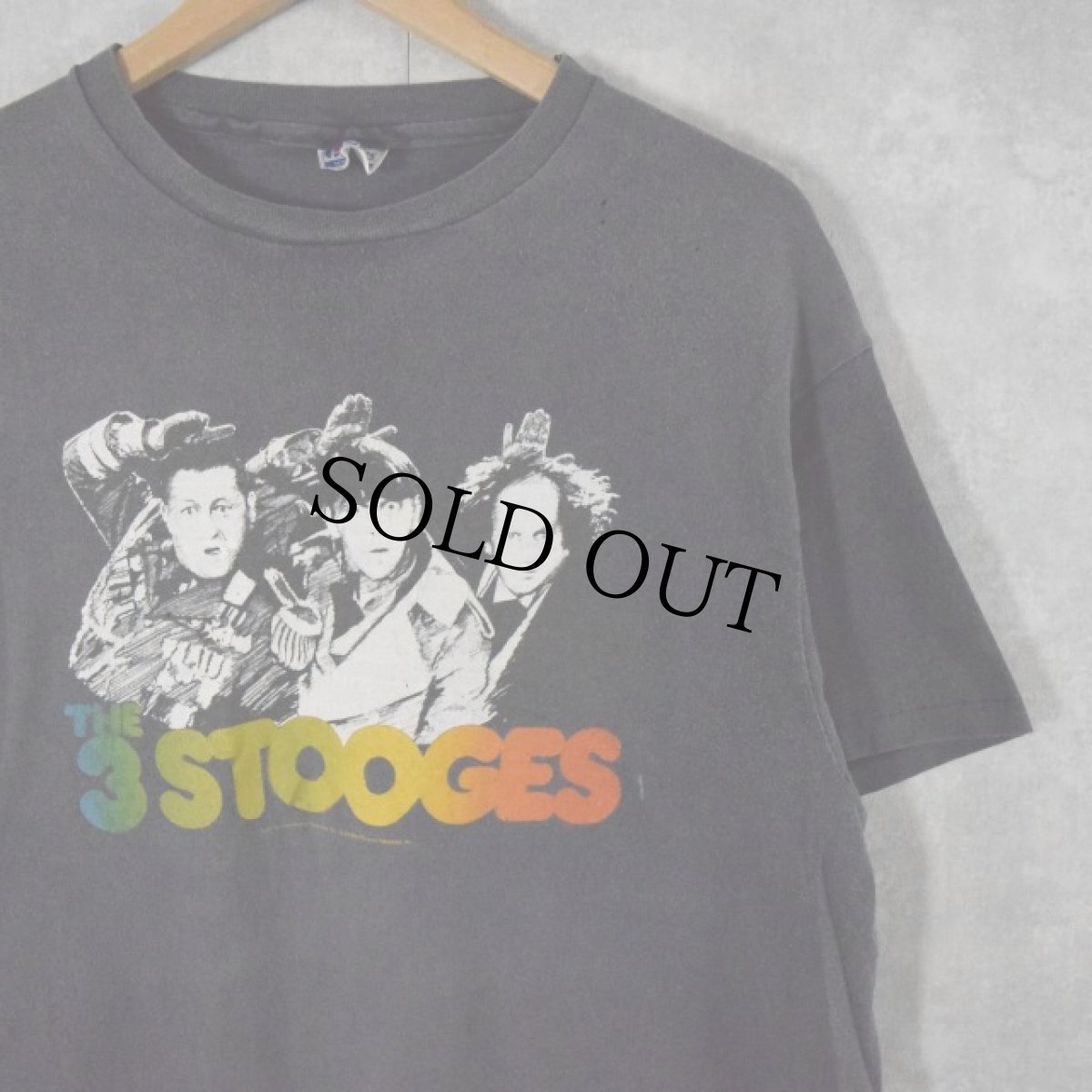 画像1: 80's The Three Stooges USA製 コメディアンプリントTシャツ XL (1)