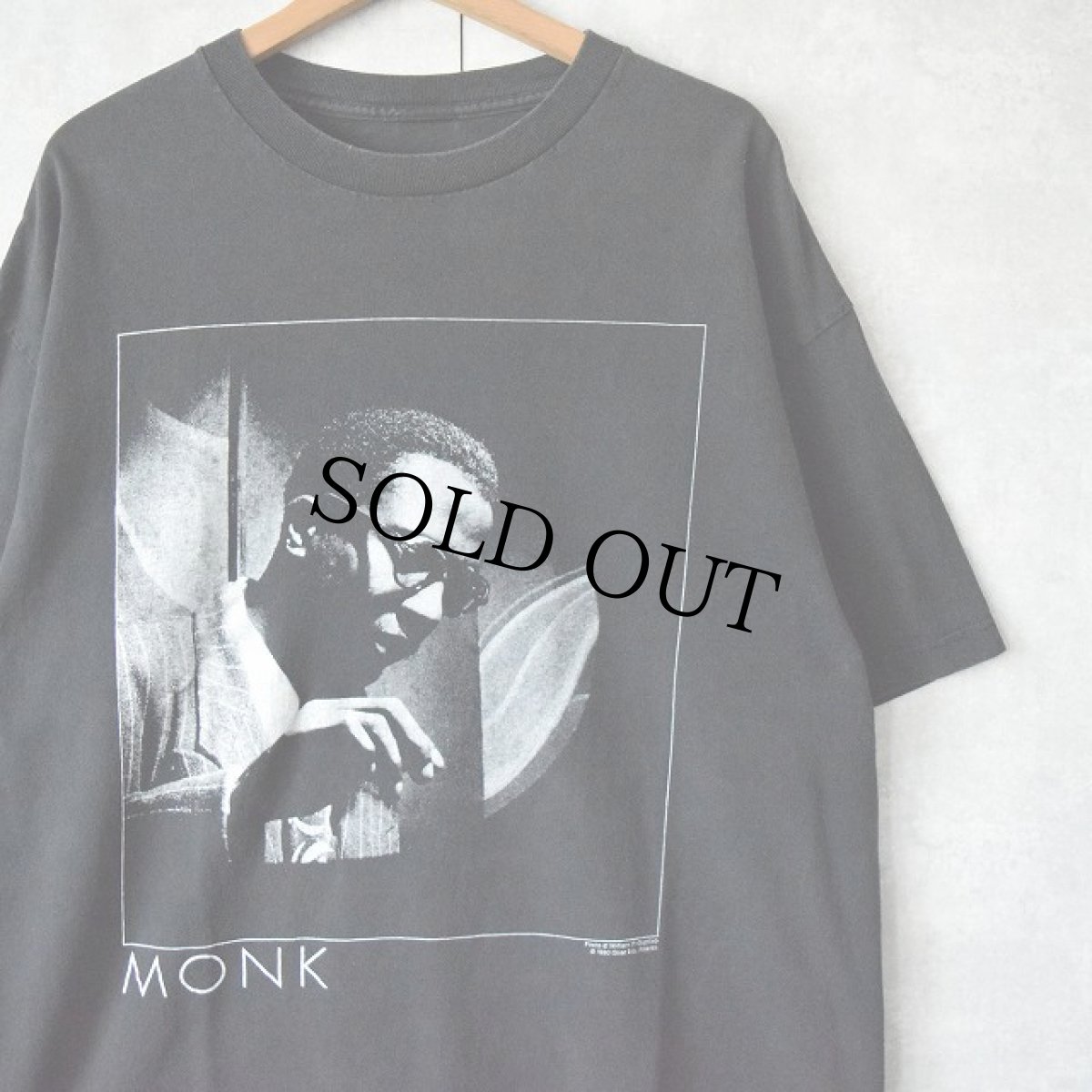 画像1: 90's〜 THELONIOUS MONK ジャズミュージシャンTシャツ  (1)