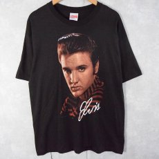 画像1: 80's Elvis Presley USA製 ロックシンガープリントTシャツ XL (1)