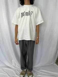 画像2: 2000's "got milk?" キャンペーン ロゴプリントTシャツ XL (2)