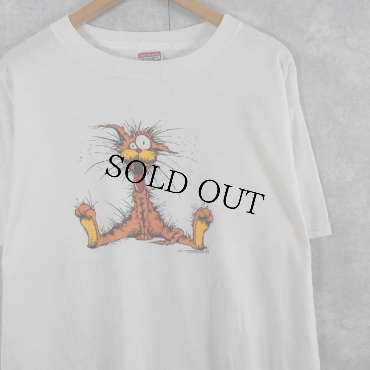 画像1: 80's BILL THE CAT FOR PRESIDENT USA製 キャラクターTシャツ XL (1)