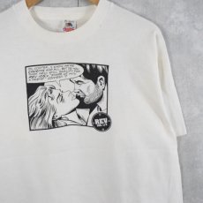 画像1: 90's REV 105 USA製 アメコミ風プリントTシャツ XL (1)