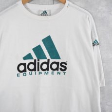 画像1: 90's adidas EQUIPMENT ロゴプリントTシャツ XXL (1)