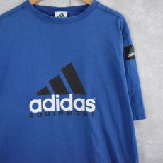 画像1: 90's adidas EQUIPMENT ロゴプリントTシャツ XL (1)