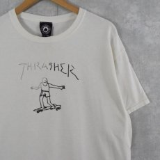 画像1: THRASHER イラストプリントTシャツ L (1)