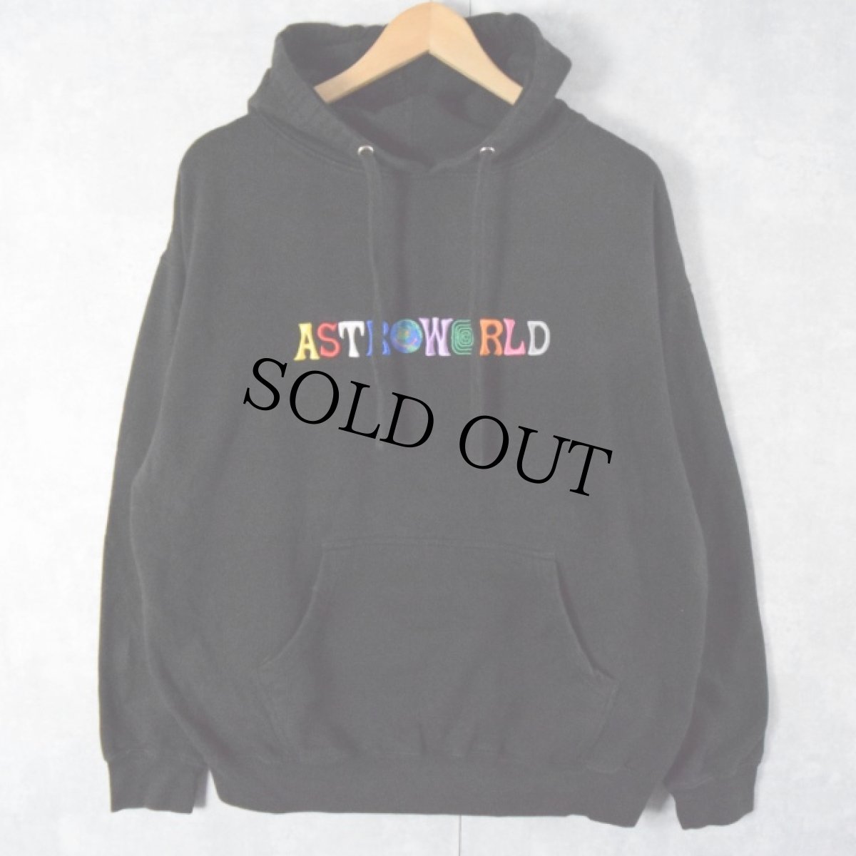 画像1: Travis Scott ASTROWORLD "WISH YOU WERE HERE" ラッパーツアー 刺繍スウェットフーディー (1)