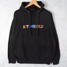 画像1: Travis Scott ASTROWORLD "WISH YOU WERE HERE" ラッパーツアー 刺繍スウェットフーディー (1)