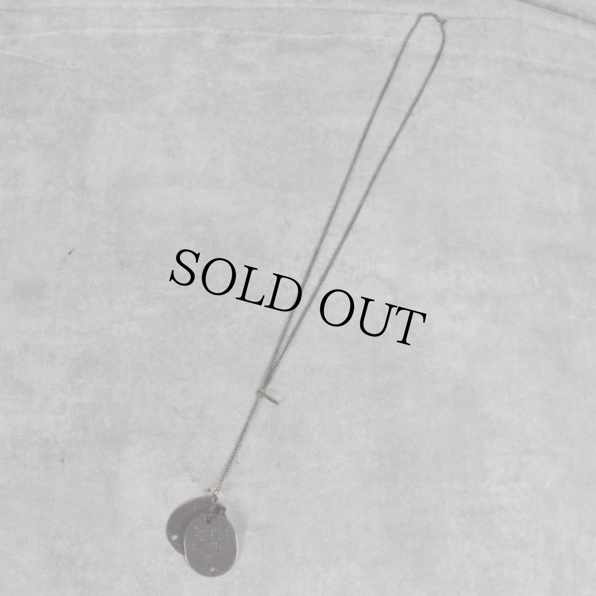 画像2: VINTAGE IDネックレス (2)