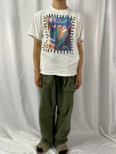 画像2: 90's Fred Babb USA製 "Don't Look Out Look in" アートプリントTシャツ L (2)