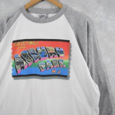 画像1: 90's Bruce Springsteen USA製 "GREETINGS FROM ASBURY PARK N.J." シンガープリントラングランTシャツ XL (1)