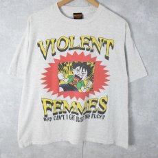 画像1: 90's VIOLENT FEMMES "WHY CAN'T GET JUST ONE FUCK?" フォークパンクバンドTシャツ XL (1)