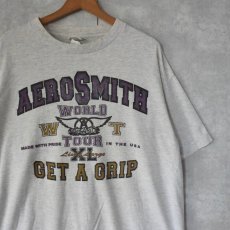 画像1: 90's AEROSMITH USA製 "GET A GRIP" ハードロックバンド プリントTシャツ L (1)