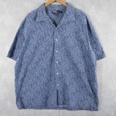 画像1: POLO Ralph Lauren "CALDWELL" 花柄 コットンオープンカラーシャツ XXL (1)