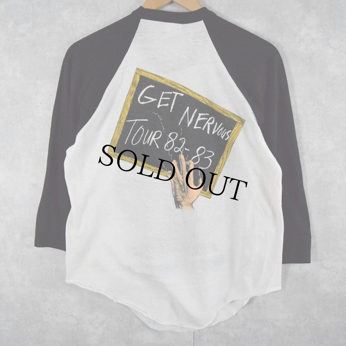 画像2: 80's PAT BENATAR USA製 シンガーソングライター ラグランロンT L (2)