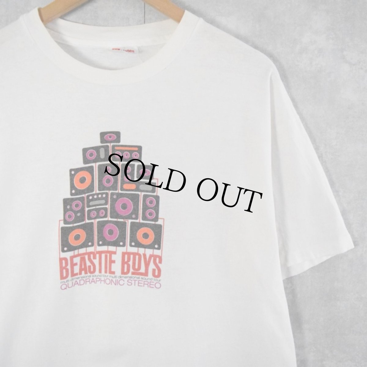 画像1: 90's BEASTIE BOYS "QUADRAPHONIC STEREO TOUR" ヒップホップTシャツ XL (1)