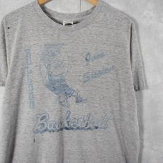 画像1: 90's NIKE USA製 "Bulldog Basketball" イラストTシャツ XL (1)