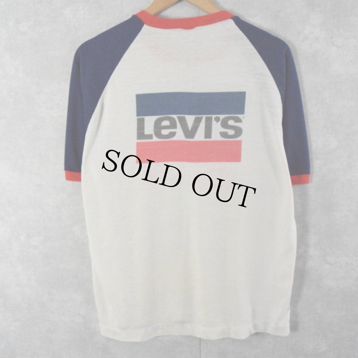 画像2: 80's Levi's "USA 1980" ラグランTシャツ (2)