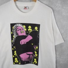 画像1: 90's Frank Kozik USA製 グラフィックプリントTシャツ XL (1)
