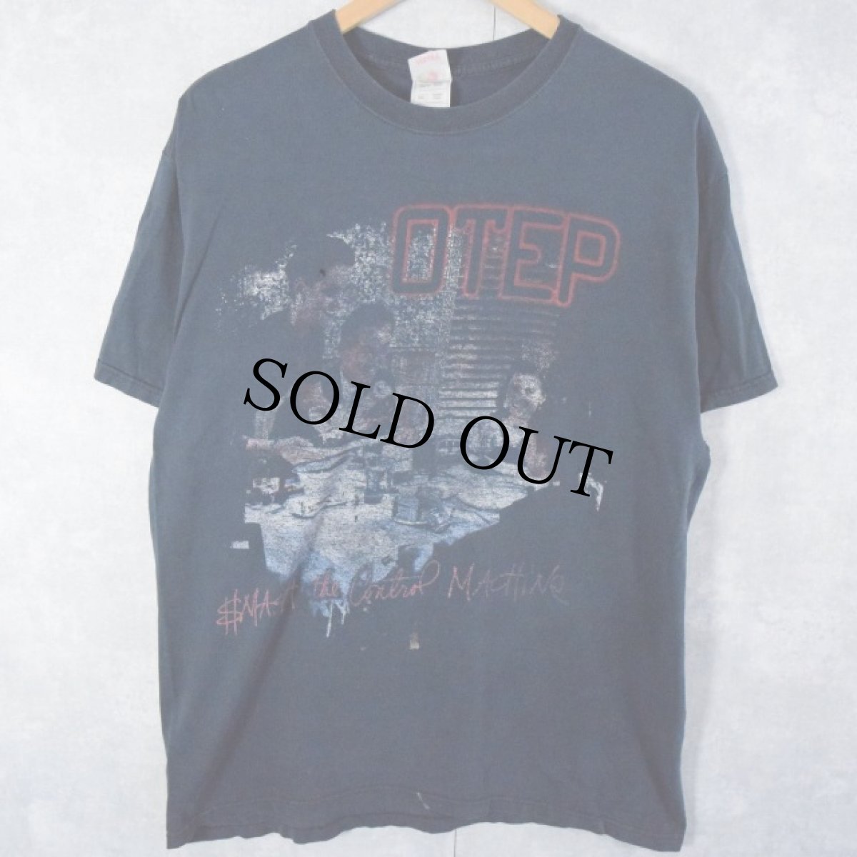 画像1: OTEP "Smash The Control Machine" メタルバンドプリントTシャツ XL (1)