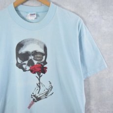 画像1: 90's "MACABRE MUSEUM" 医療博物館 スカルプリントTシャツ XL (1)