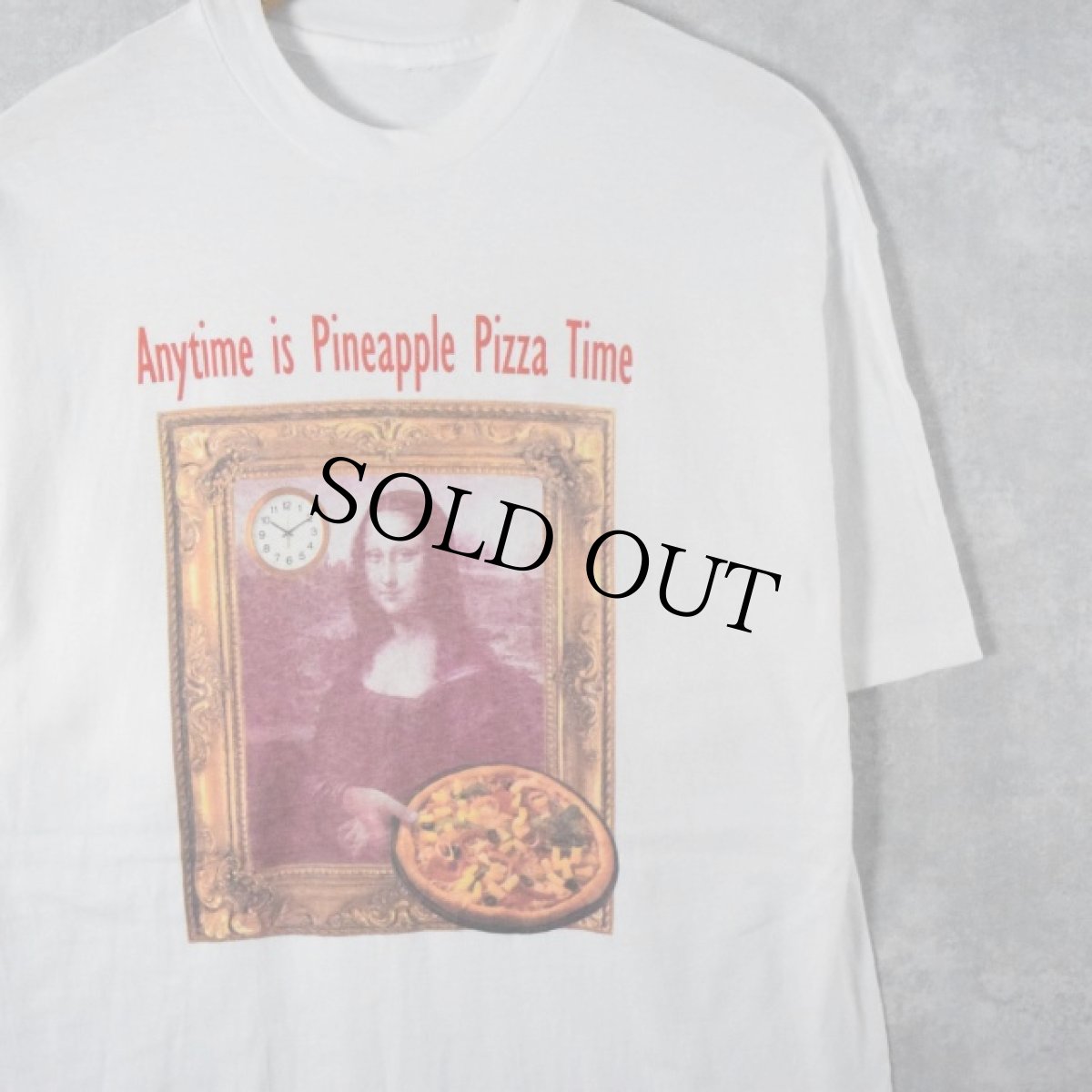 画像1: 90's Dole "Anytime is Pineapple Pizza Time" 企業Tシャツ (1)