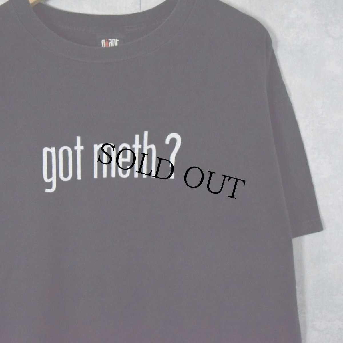 画像1: CRYSTAL METHOD "got meth?" エレクトロバンドTシャツ XL (1)