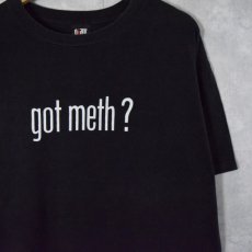画像1: CRYSTAL METHOD "got meth?" エレクトロバンドTシャツ XL (1)