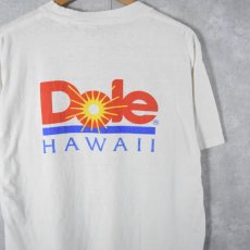 画像1: 90's Dole "HAWAII" USA製 企業ロゴTシャツ L (1)