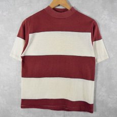 画像1: 60〜70's ボーダー柄 Tシャツ M (1)