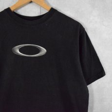 画像1: 90's〜 OAKLEY USA製 ロゴプリントTシャツ M (1)