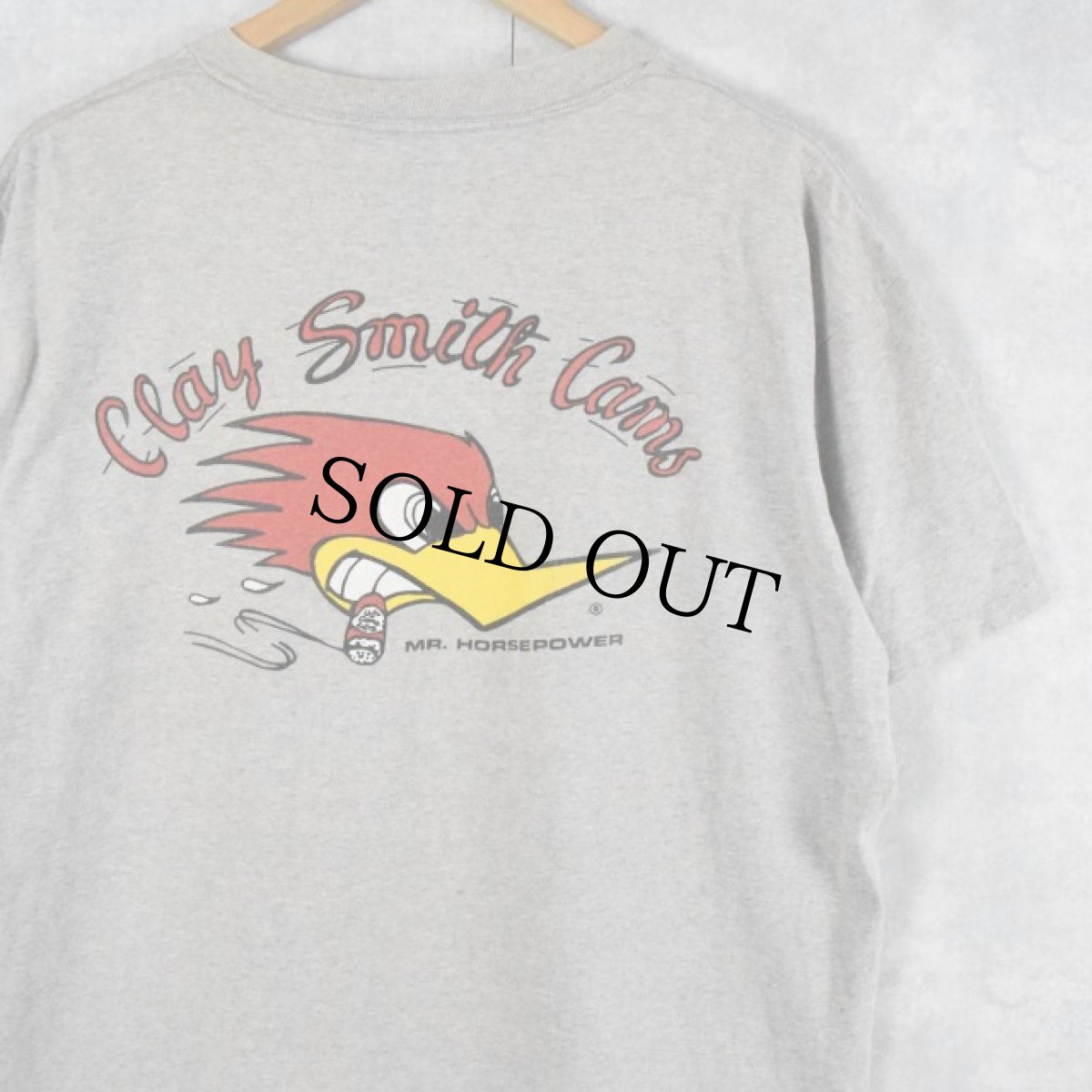 画像1: 【SALE】 90's Clay Smith Cams ロゴプリントTシャツ L (1)