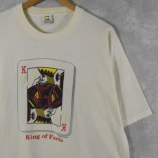 画像1: 【SALE】90's King of Farts USA製 シュールイラストTシャツ XL (1)
