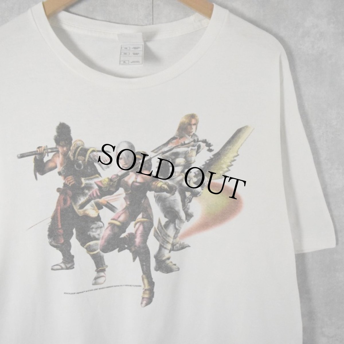 画像1: 2000's SOULCALIBUR Legends ゲームプリントTシャツ XL (1)
