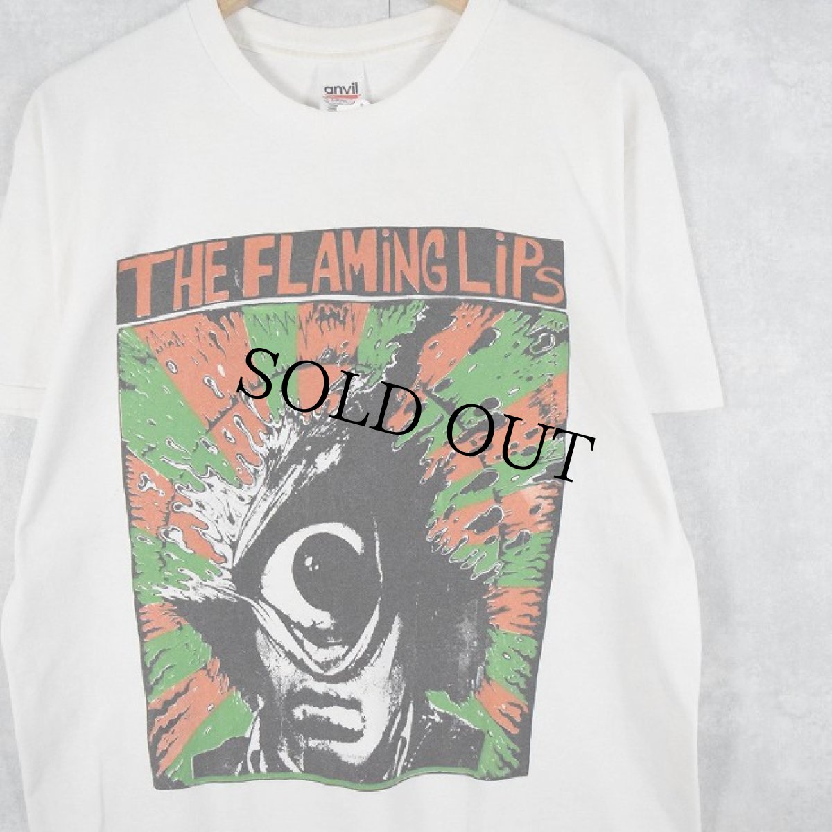 画像1: 90's THE FLAMING LIPS サイケロックバンド プリントTシャツ L (1)