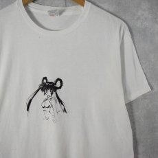 画像1: 90's 魔物ハンター妖子 "真野妖子" キャラクターTシャツ XL (1)