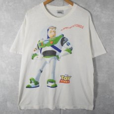 画像1: 90's Disney TOY STORY "Buzz Lightyear" USA製 キャラクタープリントTシャツ XL (1)