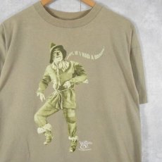 画像1: 90's The Wizard of Oz USA製 "かかし" ミュージカルプリントTシャツ L (1)