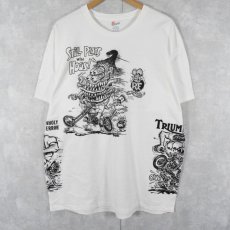 画像1: 2002〜05 RAT FINK 試し刷り キャラクターTシャツ XL (1)
