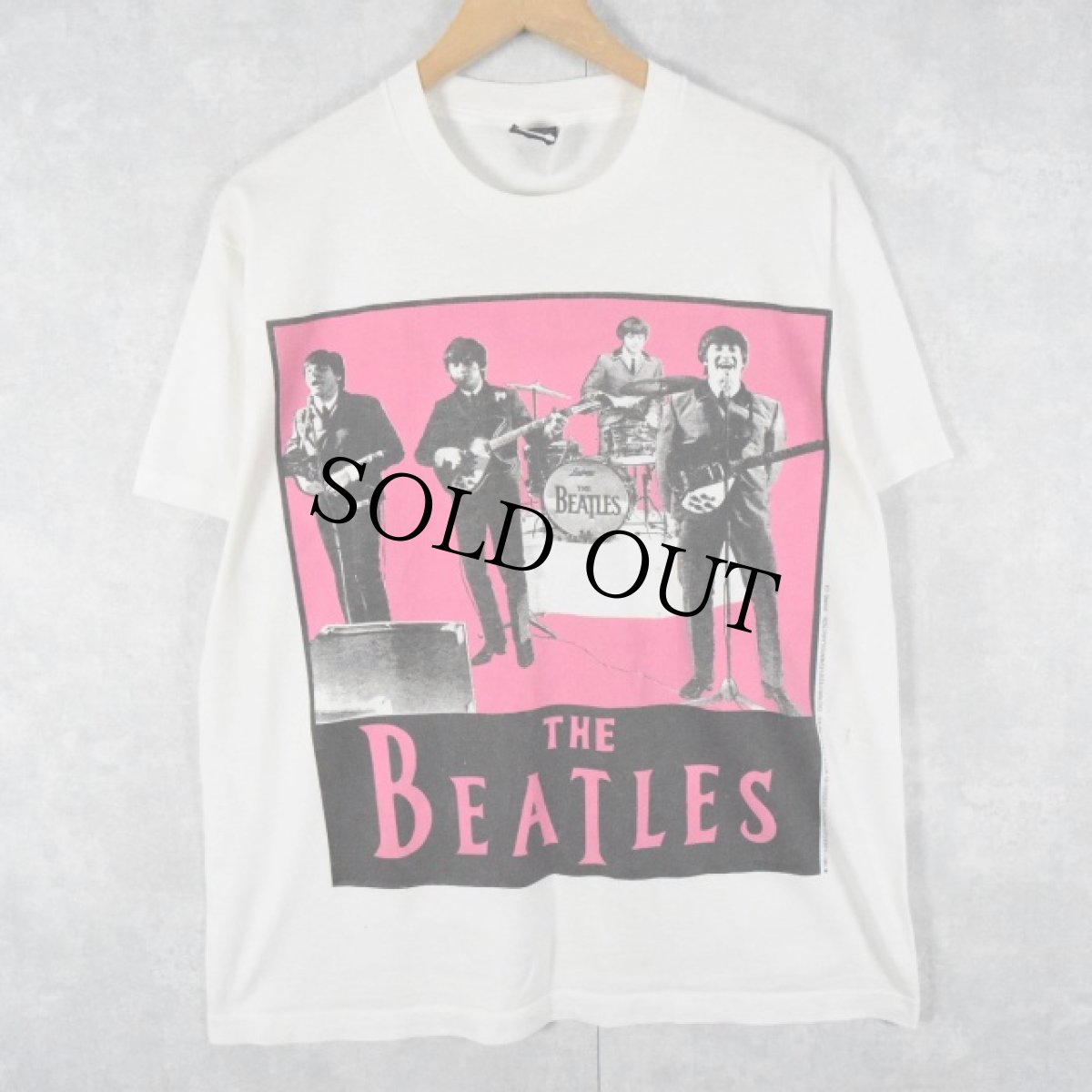 画像1: 80's THE BEATLES USA製 ロックバンドTシャツ XL (1)