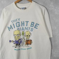 画像1: 90's THEY MIGHT BE GIANTS "World Tour 2040" ロックバンドツアーTシャツ XL (1)