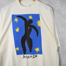 画像1: 90's Henri Matisse "JAZZ" アートプリントTシャツ XL DEADSTOCK (1)