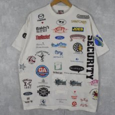 画像1: 90's USA製 試し刷り企業ロゴプリントTシャツ XXL (1)