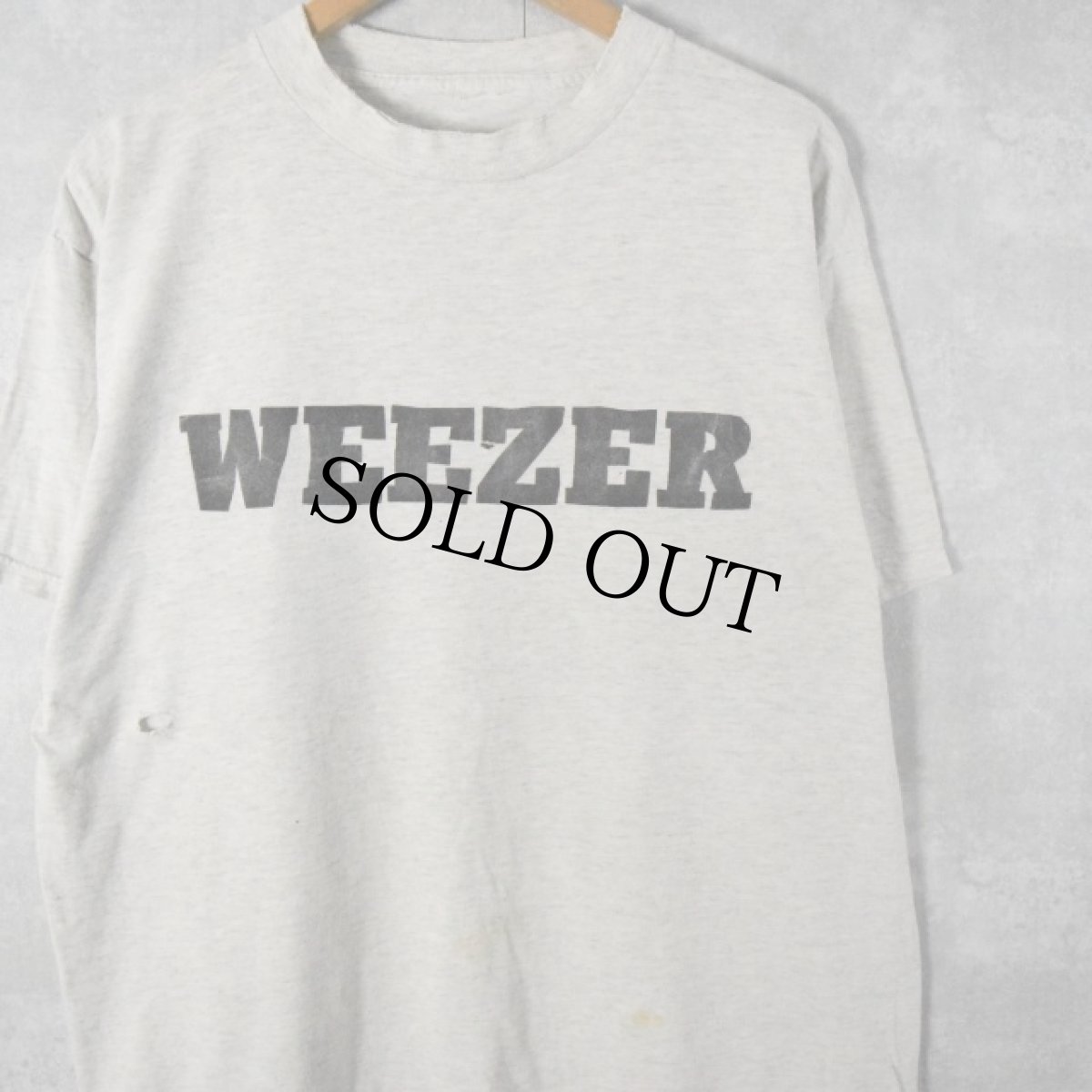 画像1: WEEZER オルタナティヴ・ロックバンドツアーTシャツ (1)