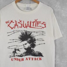 画像1: The Casualties "UNDER ATTACK" ハードコアパンクバンドTシャツ M (1)