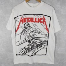 画像1: 90's METALLICA PUSHEAD ヘヴィメタルバンド プリントTシャツ M (1)