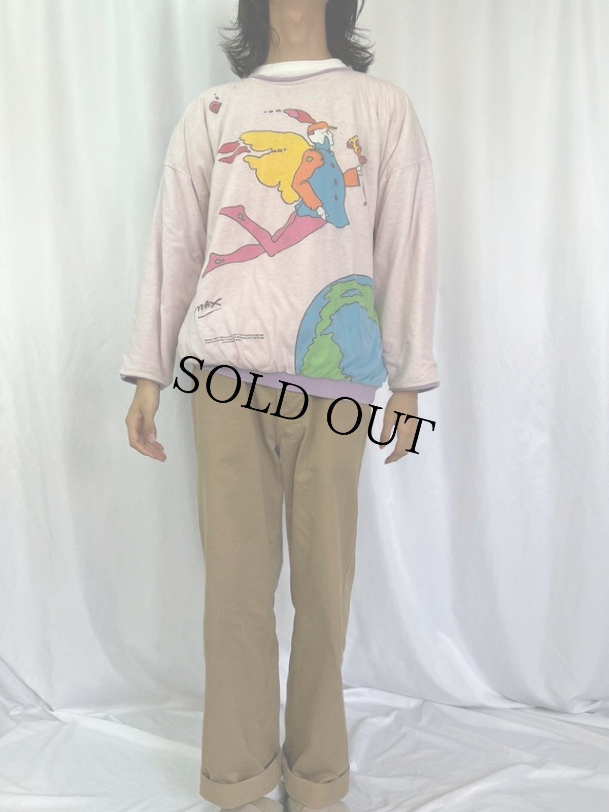 画像6: 80's NEO MAX "PETER MAX SIGNATURE SERIES" アート柄 リバーシブルスウェット (6)