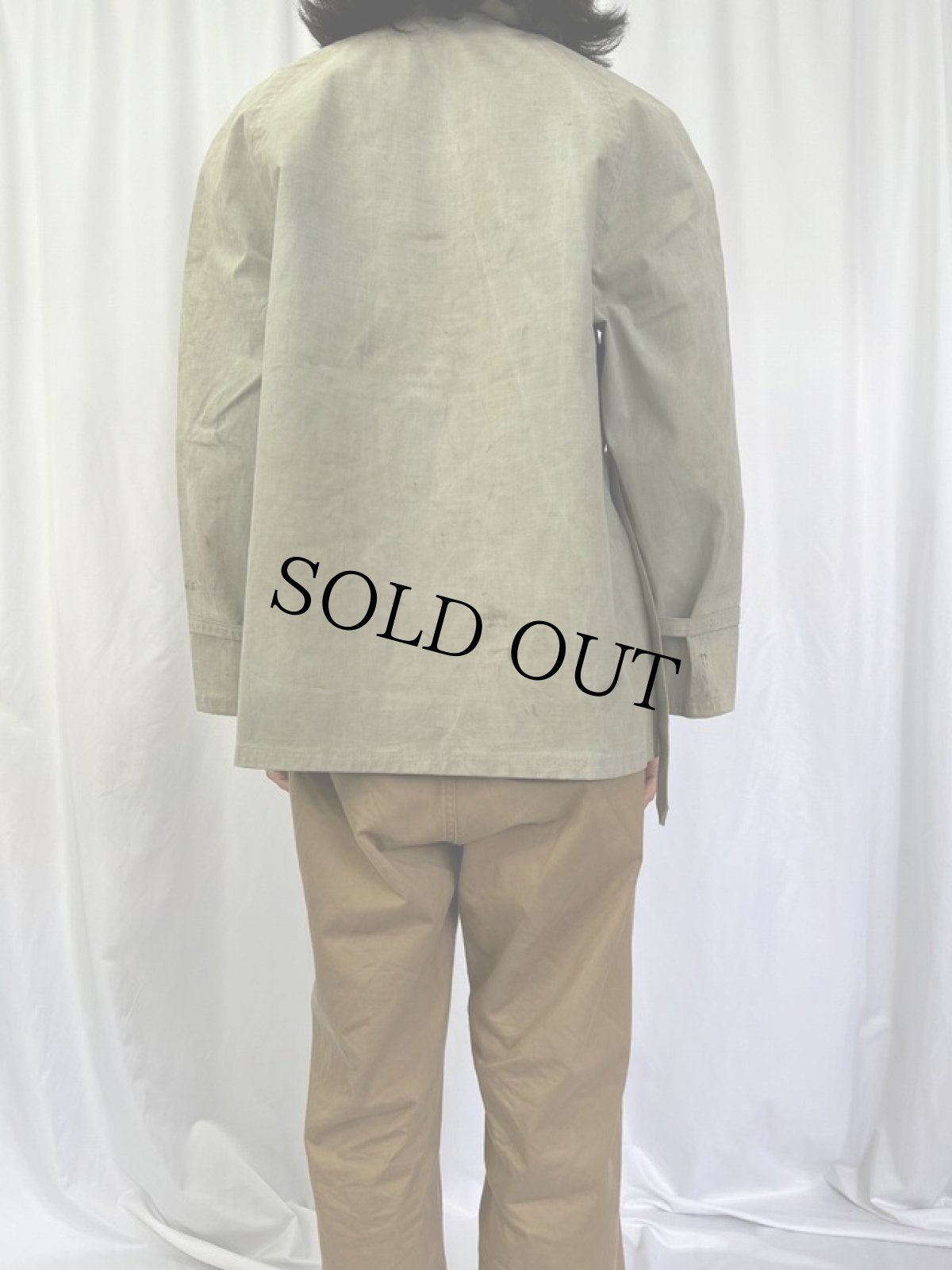 画像4: 50's BECK ゴム引き ステンカラーコート (4)